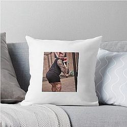 Eddie Hall Cheeky Throw Pillow