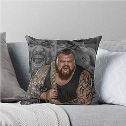 Eddie Hall Classic T-Shirt Throw Pillow