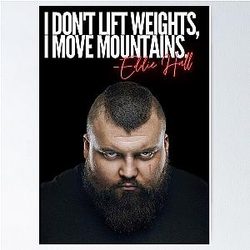 EDDIE HALL I MOVE MOUNTAINS POSTER