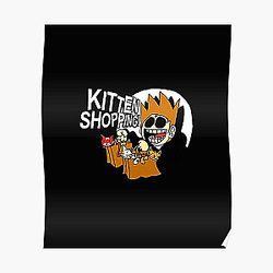 Eddsworld Kitten Shopping Poster RB1509
