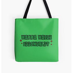 Wanna watch eddsworld  All Over Print Tote Bag RB1509