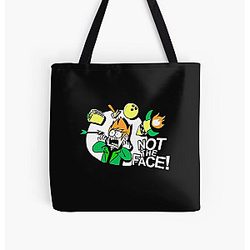 Eddsworld Not The Face All Over Print Tote Bag RB1509