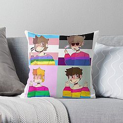eddsworld pride month Throw Pillow RB1509
