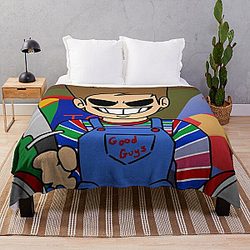 Eddsworld character (tom) Throw Blanket RB1509