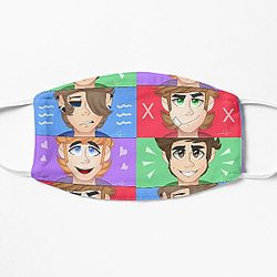 Eddsworld pattern Flat Mask RB1509