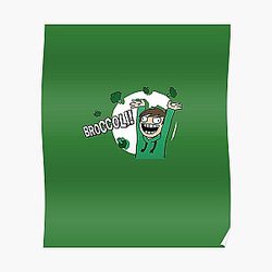 Eddsworld Broccoli Poster RB1509
