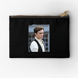 Ed Westwick is a prominent pop culture figure Ed Westwick Zipper Pouches