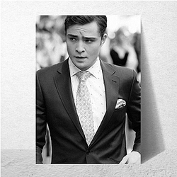 Ed Westwick is known for playing dramatic anti heroes Ed Westwick Posters
