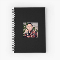 Edwin Luna Corazón Norteño Tee Edwin Luna Notebook