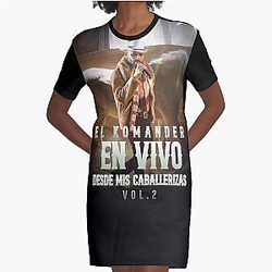 El Komander En Vivo Desde Mis Cballerías Vol. 2 2024 Graphic T Shirt Dress