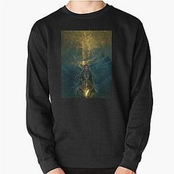 Elden Ring Sweatshirts - Elden Ring The Tarnished And Melani The World Tree Pullover Sweatshirt