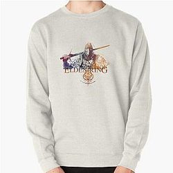 Elden Ring Sweatshirts - Elden Ring The Tarnished Color Silhouette Pullover Sweatshirt