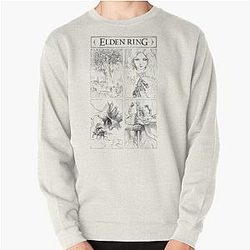 Elden Ring Sweatshirts - Elden Ring Sketch Pullover Sweatshirt