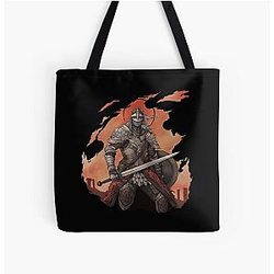 Elden Ring Bags - Elden Ring Tarnished Warrior All Over Print Tote Bag