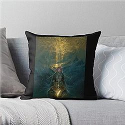 Elden Ring Pillows - Elden Ring The Tarnished And Melani The World Tree Throw Pillow Cover
