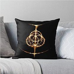 Elden Ring Pillows - Elden Ring Logo Throw Pillow Cover