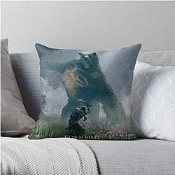 Elden Ring Pillows - Elden Ring bear fighting poster Throw Pillow Cover