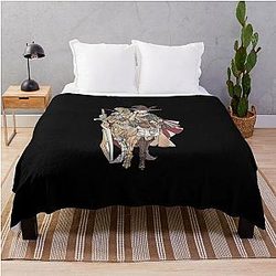 Elden Ring Blanket - Elden Ring Rogier the Sorcerer &amp; D, Hunter of the Dead Throw Blanket