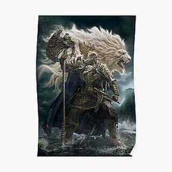 Elden Ring Posters - Lion King Elden RIng Poster