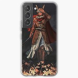 Elden Ring Cases - Elden Ring Malenia On Glowing Flower Field Art Samsung Galaxy Soft Case