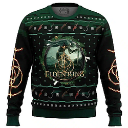 Green Elden Ring Ugly Christmas Sweater