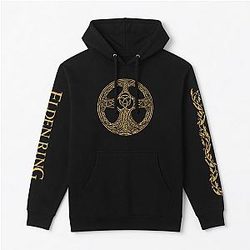 Elden Ring Hoodies - Elden Ring Pattern Pullover Hoodie