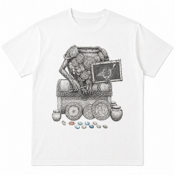 Pot Boy Treasure Chest Sketch LA1508 Elden Ring T-Shirts