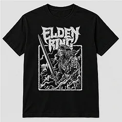 Elden Ring Malenia Blade of Miquella Line Art T-Shirt NTT1410 Elden Ring T-Shirts