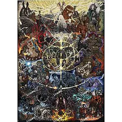 Elden Ring Boss Collage Poster NTT2210 Elden Ring Posters