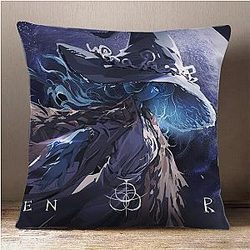 Elden Ring Pillows - 3D Art Blue Girl Cosplay Pillow Cover
