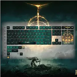 Elden Ring Keycap - The Old Man Ring Keycaps PBT Custom Cherry Profile Keycap 108pcs