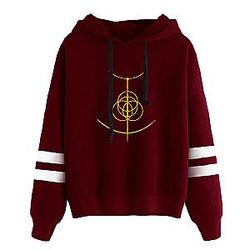Elden Ring Hoodies - Logo Symbol Maroon Pullover Hoodie