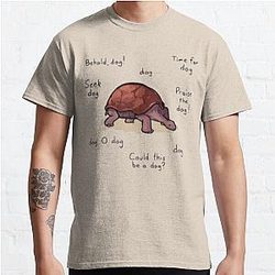Elden Ring T-Shirts - Elden Ring Behold Dog Turttle Classic T-Shirt