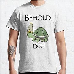 Elden Ring T-Shirts - elden ring elden ring BEHOLD , DOG! Classic T-Shirt