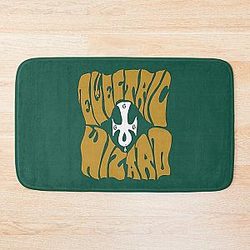 gold electric wizard   Bath Mat
