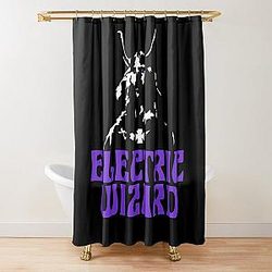 The Electric Wizard Shower Curtain