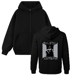 Electric Wizard - Witchcult Today album (Version 3, original grey/gray) Zipped Hoodie