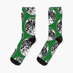 Electric Wizard Doom Stoner Metal Art (I Hate) transparent Socks