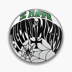 Electric Wizard Doom Stoner Metal Art (I Hate) transparent Pin