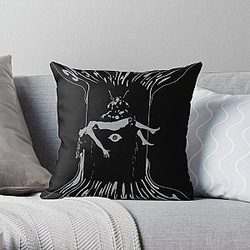 Electric Wizard - Witchcult Today album / Version 2, alternative dark black Throw Pillow