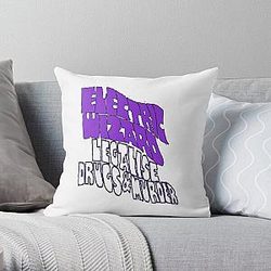 IM LOVE ELECTRIC WIZARD   Throw Pillow