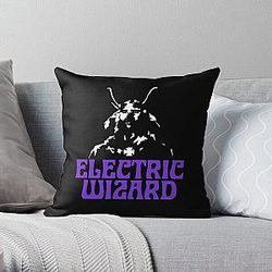 The Electric Wizard Throw Pillow
