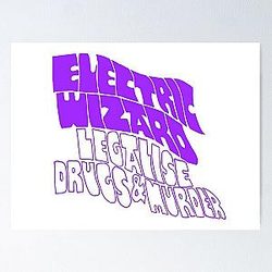 Electric Wizard - transparent Poster