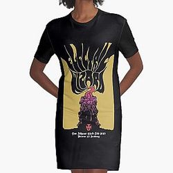 I LOVE ELECTRIC WIZARD Graphic T-Shirt Dress