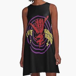 I HATE + ELECTRIC WIZARD A-Line Dress