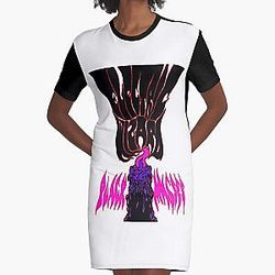 I LOVE ELECTRIC WIZARD Graphic T-Shirt Dress