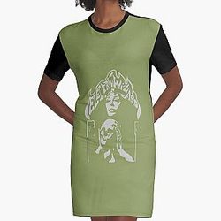 Electric Wizard   	 Graphic T-Shirt Dress