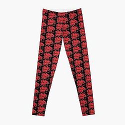 TOP Metal Band - Electric Wizard Red And Black Retro Leggings