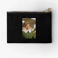 Elf Film The World Is A Sleigh Ride Elf Film Zipper Pouches