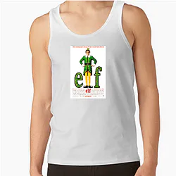 Elf Film The Best Christmas Movie Elf Film Tank Tops
